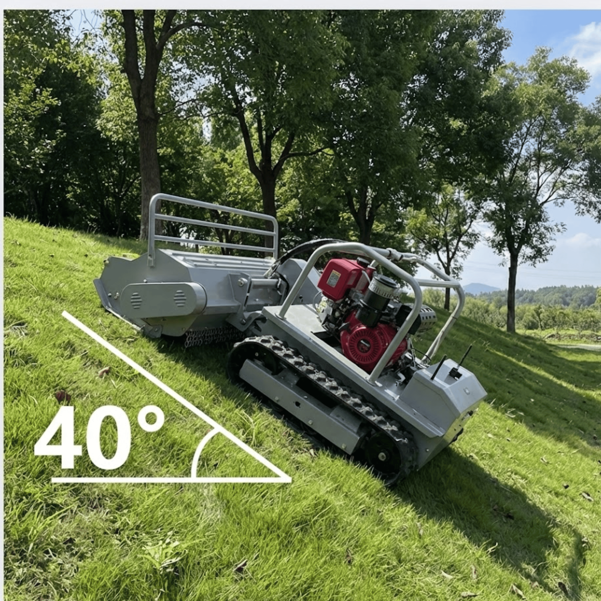 Arbeitsneigung am Hang